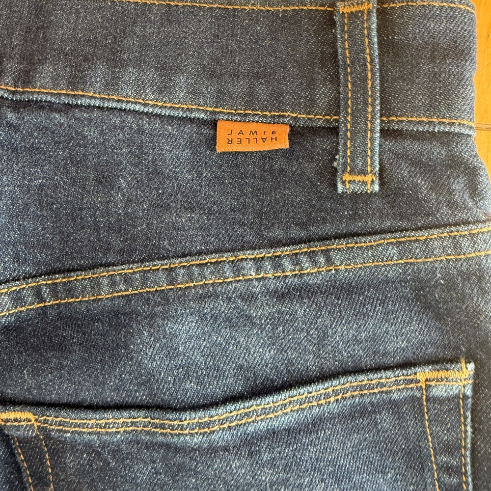 Jamie Haller Raw Rinse Wide A Leg Jeans - Picture 4 of 4